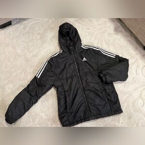 Adidas Mens Hooded Zippered Jacket